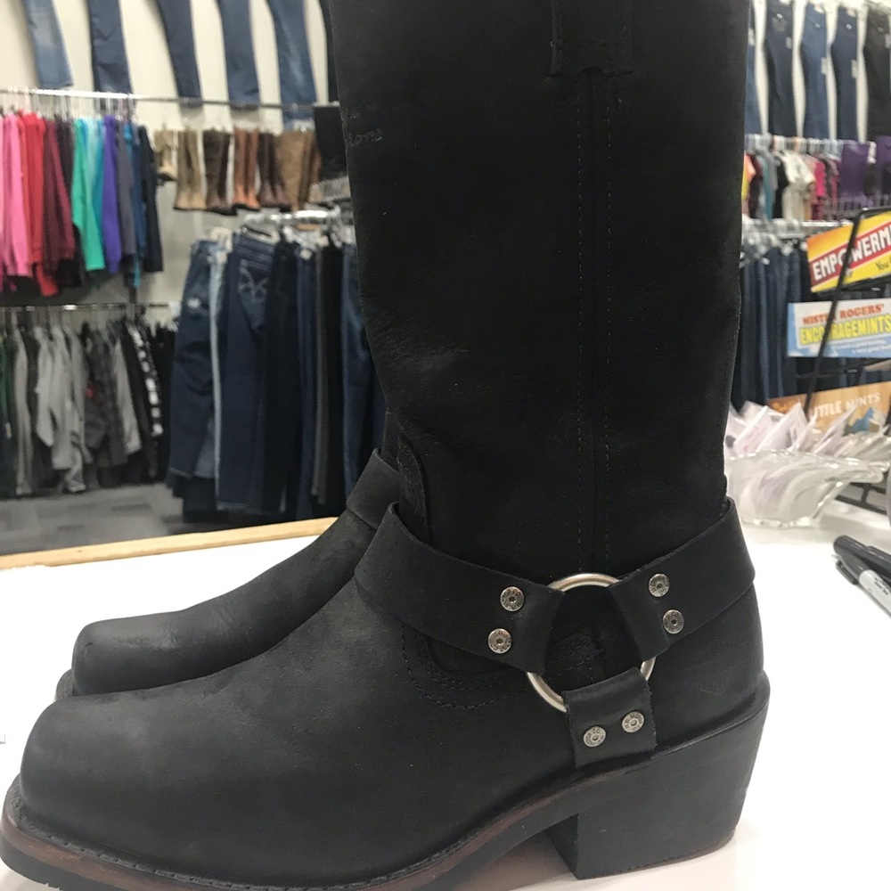 Sold! Harley Davidson leather moto boot size 9.5
